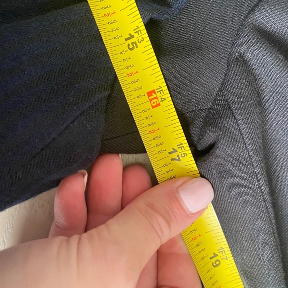 Marc Marc Jacobs androgynous blazer vest combo pinstripe black blue S small - Picture 14 of 16